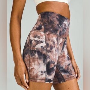 Lululemon Align Short 6” Tie Dye with Pockets